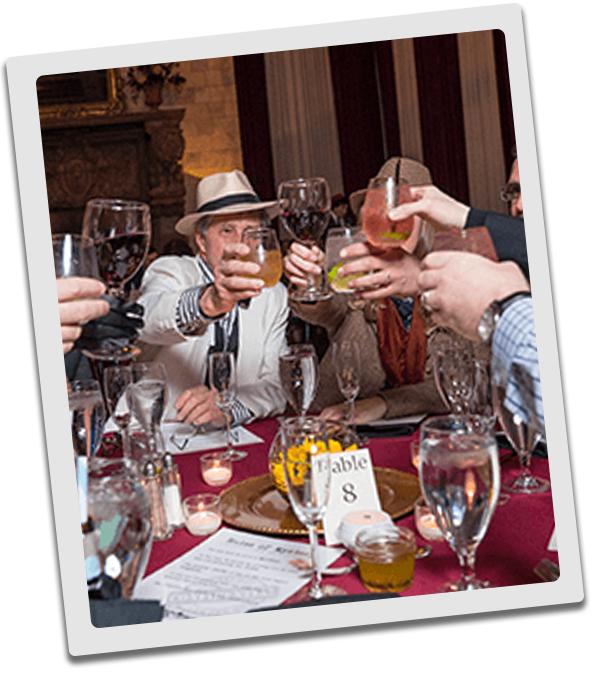 New Orleans Murder Mystery guests raise glasses